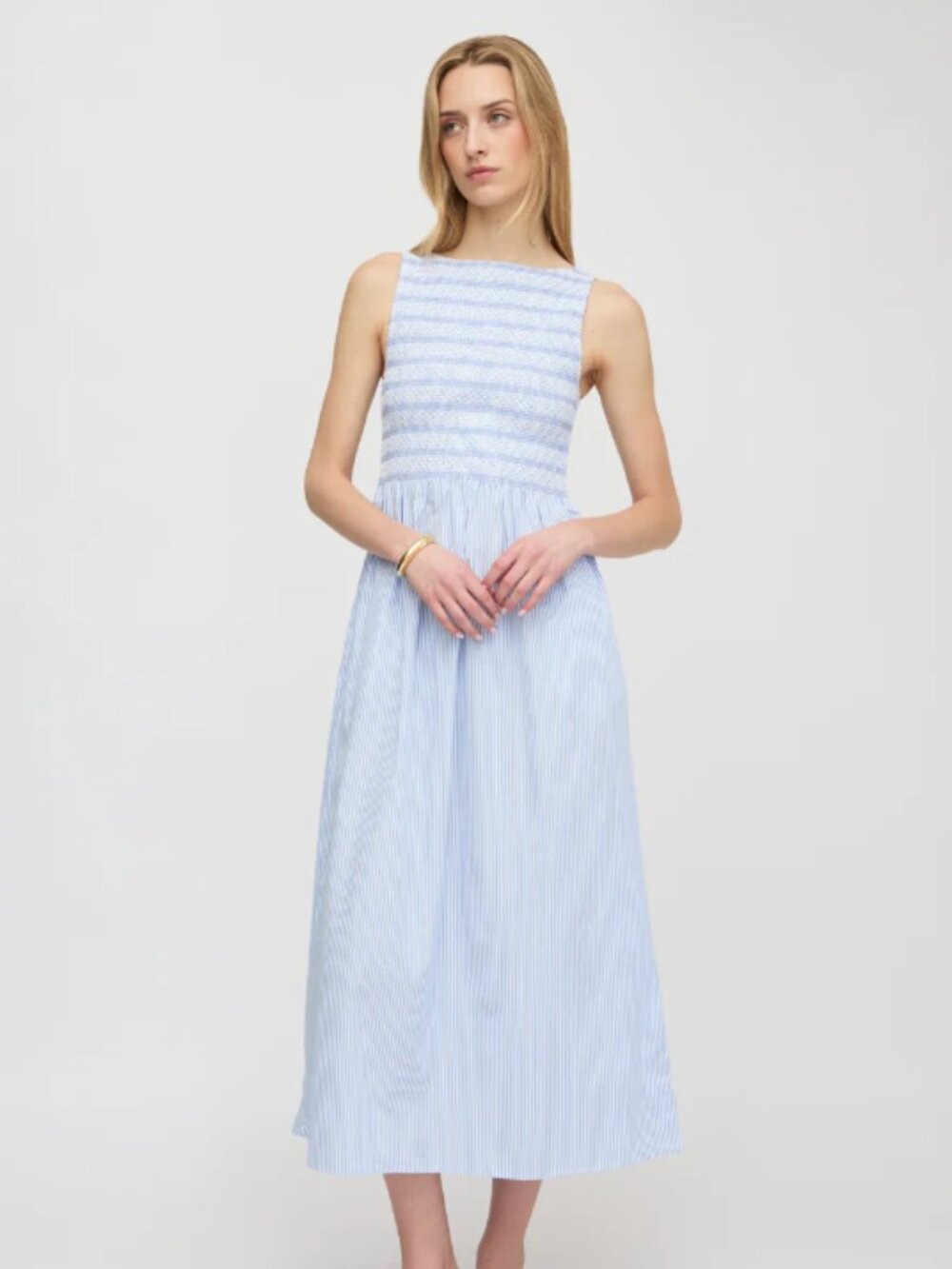 Hill House Cosima Nap Dress Blue/White Stripe